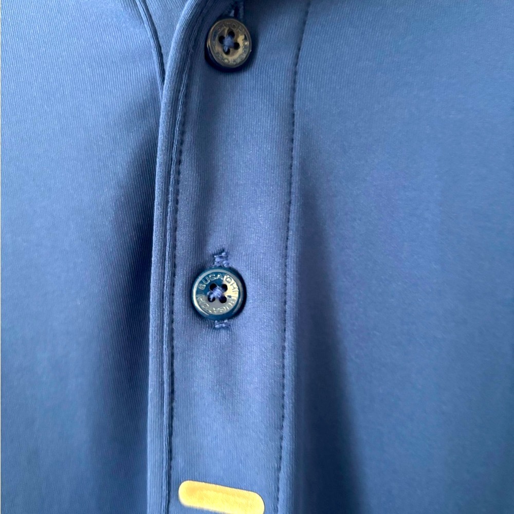 Bugatchi Blue Polo Shirt Classic Design - Picture 6 of 6